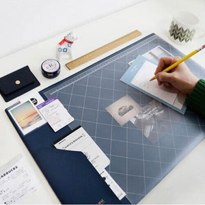 MINKYS 53CM X 31CM Thickened Waterproof Desk Mat Mouse Pad Desktop Organizer Korean School Office Stationery Accessories
