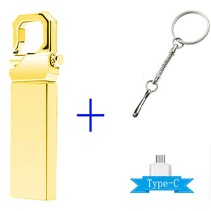 NEW usb flash drive 128GB 64GB 32GB 16GB 8GB 4GB pen drive pendrive флешка metal u disk memoria cel usb stick gift