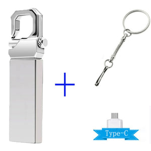 NEW usb flash drive 128GB 64GB 32GB 16GB 8GB 4GB pen drive pendrive флешка metal u disk memoria cel usb stick gift