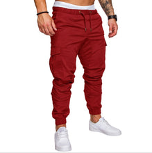 Autumn Men Pants Hip Hop Harem Joggers Pants 2021 New Male Trousers Mens Joggers Solid Multi-pocket Pants Sweatpants M-4XL