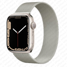 Strap For Apple watch band 44mm 40mm 38mm 42mm metal Magnetic Loop correa Accessories bracelet iWatch serie 4 3 SE 6 7 45mm 41mm