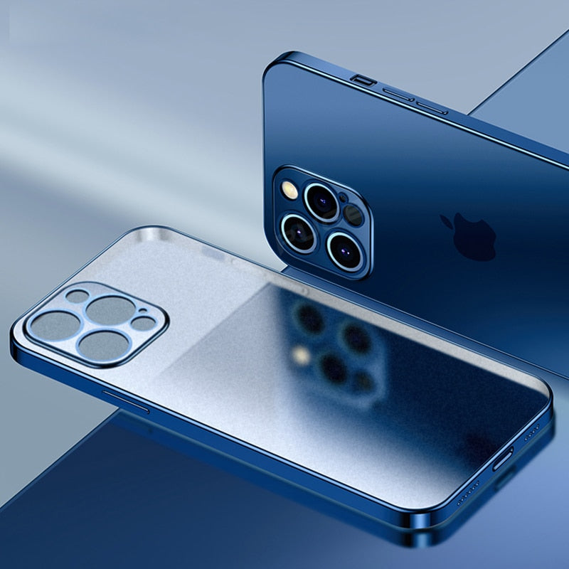 Luxury Shockproof Silicone iPhone 11 / 12 / 13 Mini Pro Max Cases