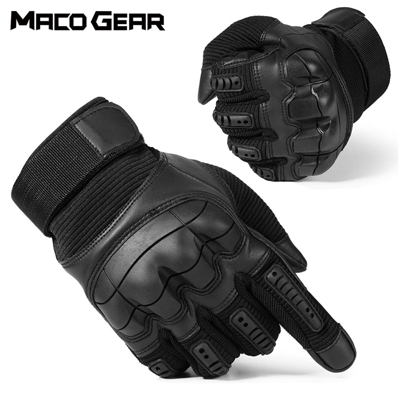 Touch Screen Army Military Tactical Gloves Combat Hard Knuckle Full  Finger/Fingerless